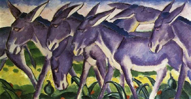 Franz Marc Donkey Frieze oil painting image